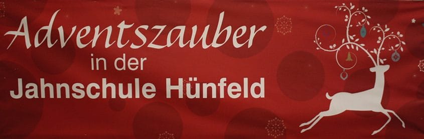 Adventszauber, Weihnachtsmarkt, Jahnschule in Hünfeld