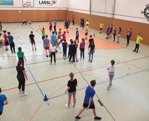 Völkerballturnier in der Jahnschule in Hünfeld