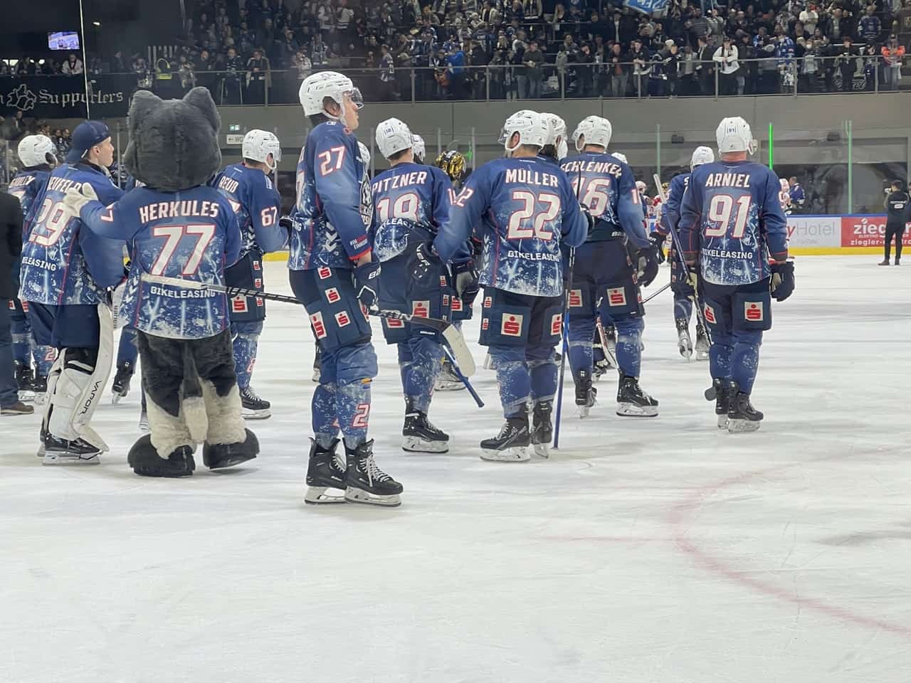 Sportklasse zu Besuch bei den Kassel Huskies