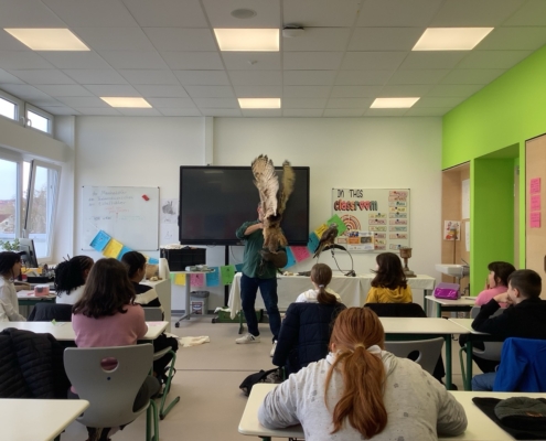Greifvogeltag in der Klasse 5aH