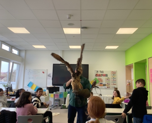 Greifvogeltag in der Klasse 5aH
