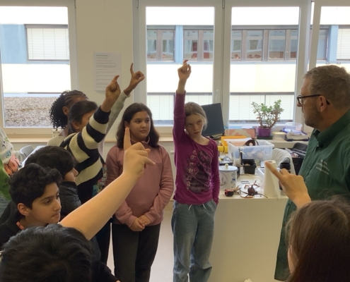 Greifvogeltag in der Klasse 5aH