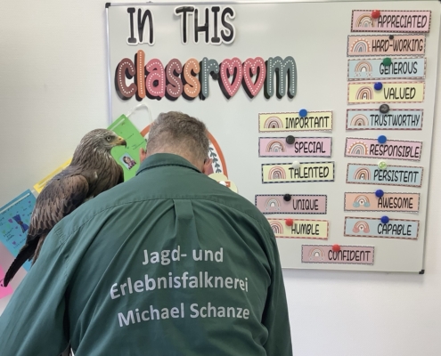 Greifvogeltag in der Klasse 5aH