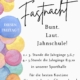 Plakat für die Fastnachtsfeier am FR 13.02.2026 in der Jahnschule Hünfeld