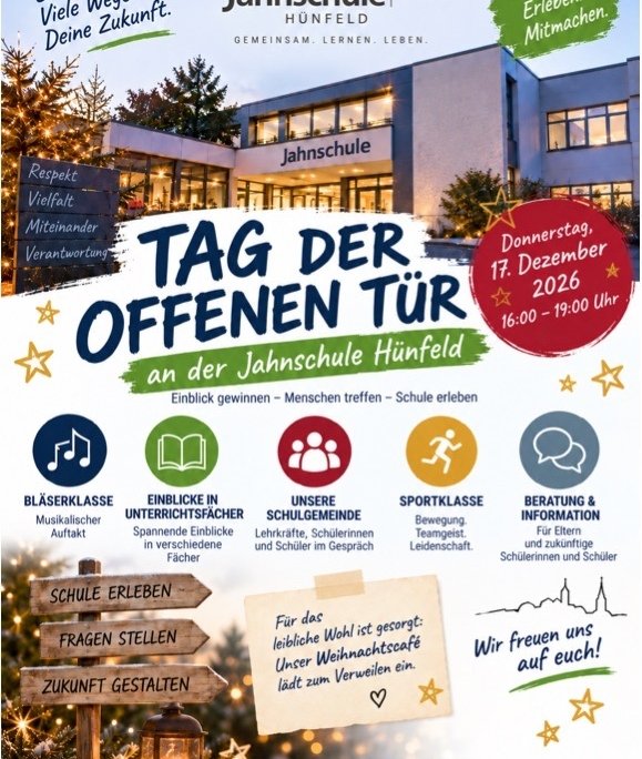 Flyer Tag der offenen Tür